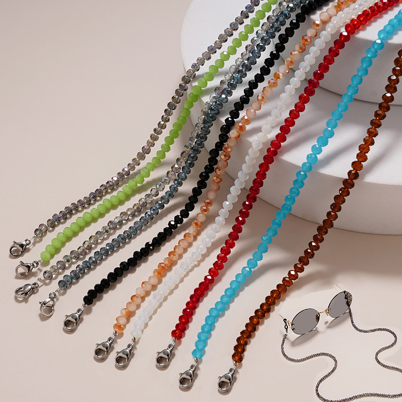Mask Chain Holder - Catena per occhiali in cristallo per