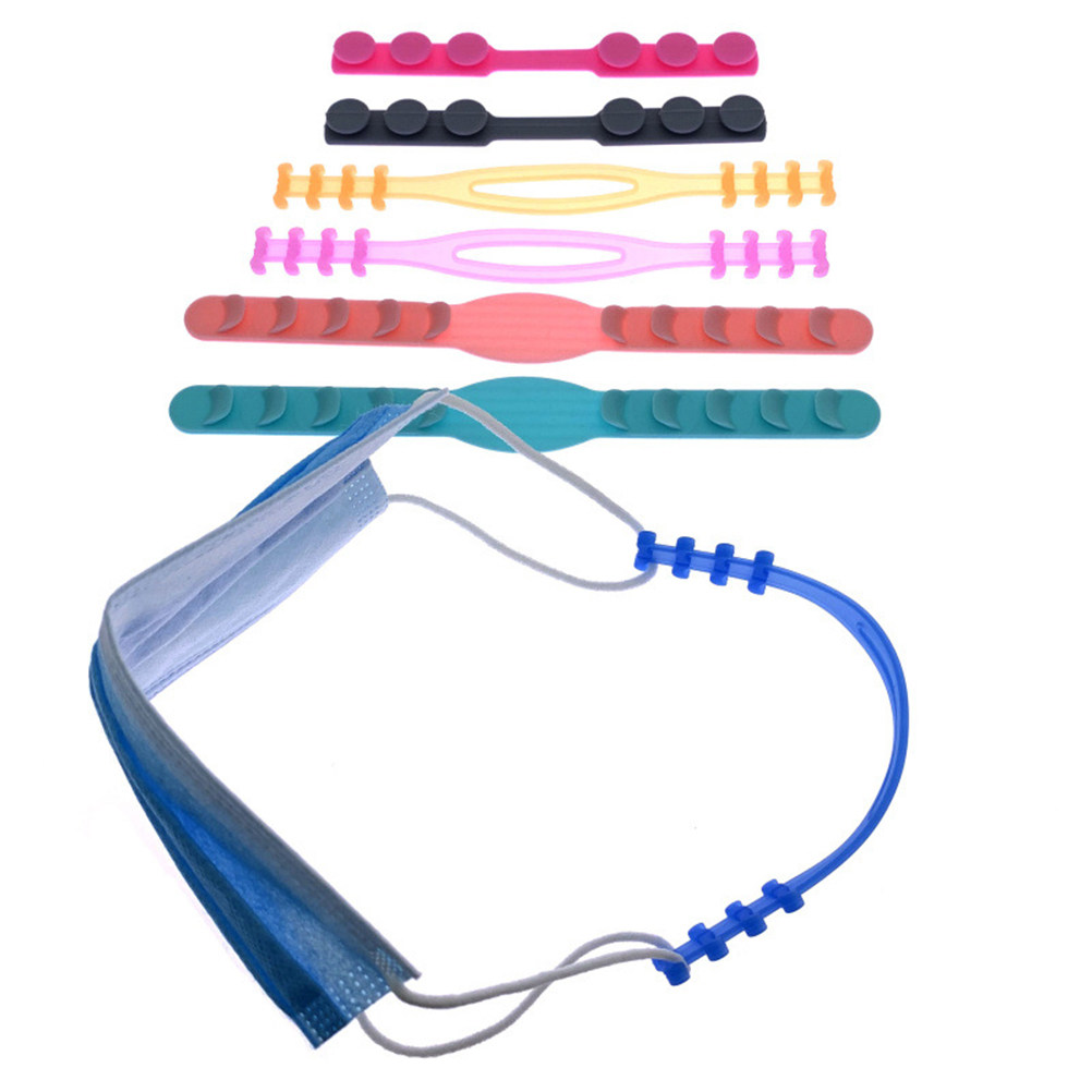 Silicone Mask Bracket - Set di 6 Ganci Anti-Perdita per