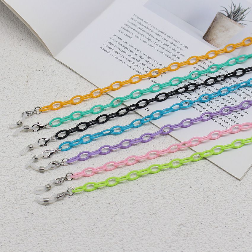 Mask Chain Holder - Bambini occhiali acrilici colorati maschera cordino
