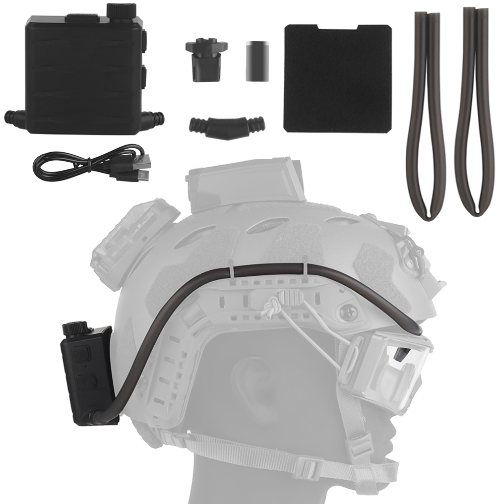 Anti Pollution Mask - Occhiali tattici Defogger Disappannamento Ventola Kit
