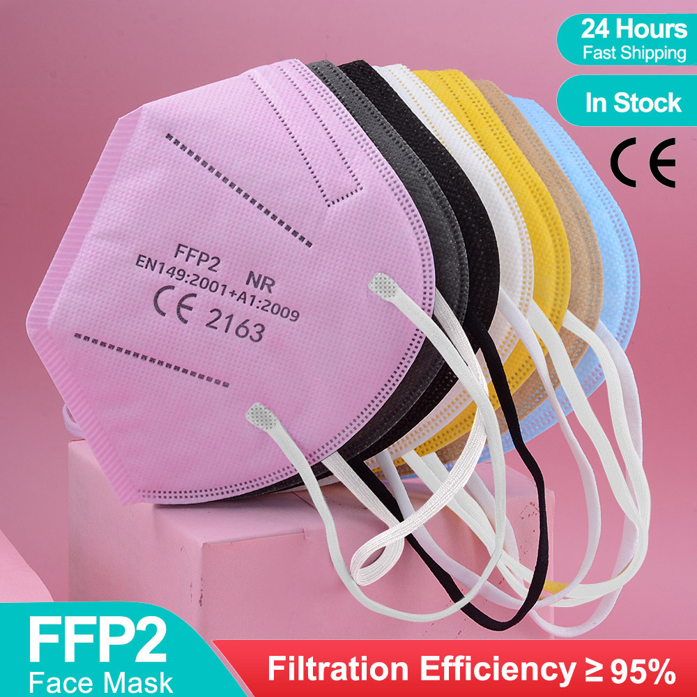 Black Face Mask Pack - Maschere FFP2 a 5 strati Approva