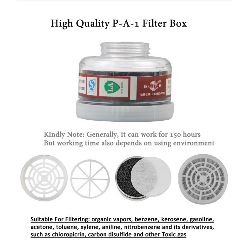 Dust Mask Construction - 1 pz RD40 40mm Maschera antigas