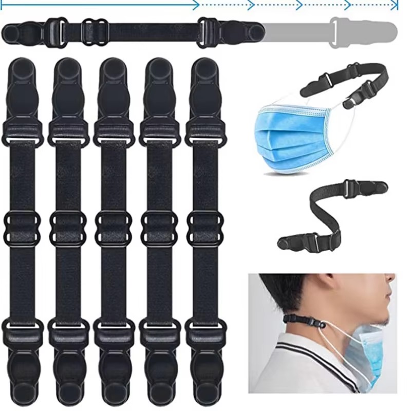 Mask Ear Saver Strap - 5PC Maschera regolabile Estensione Benda Maschera