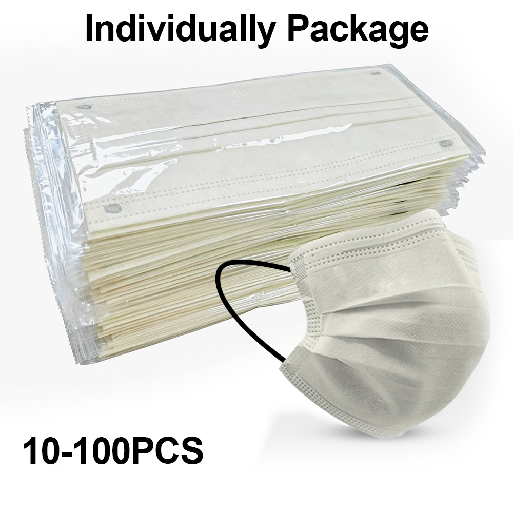 Disposable Mask Blue - 10-100 pezzi Maschere monouso per adulti