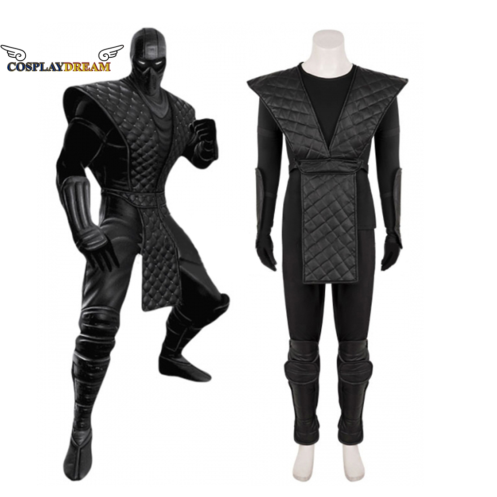 Black Face Mask Pack - Mortal Kombat Noob Saibot Costume Cosplay