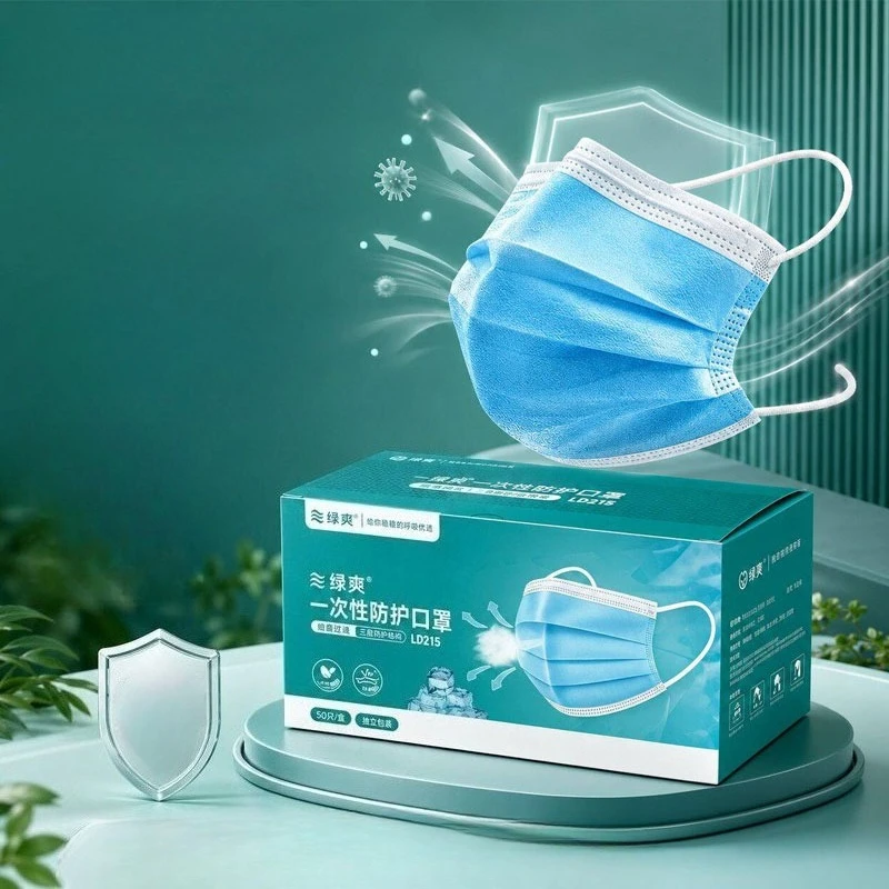 Disposable Mask Blue - 50/100/150 Pezzi Mascherine Monouso Premium con