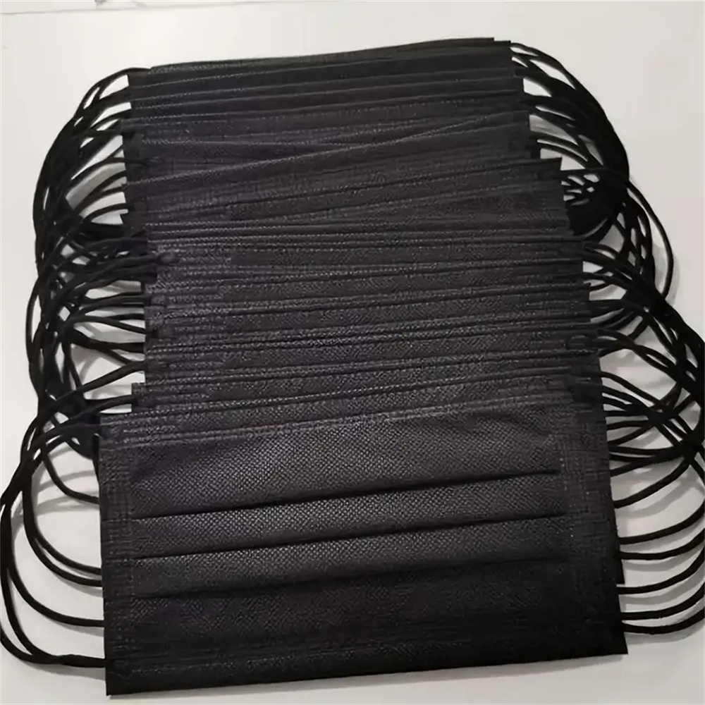Black Face Mask Pack - 50-200 pezzi Maschere facciali nere monouso