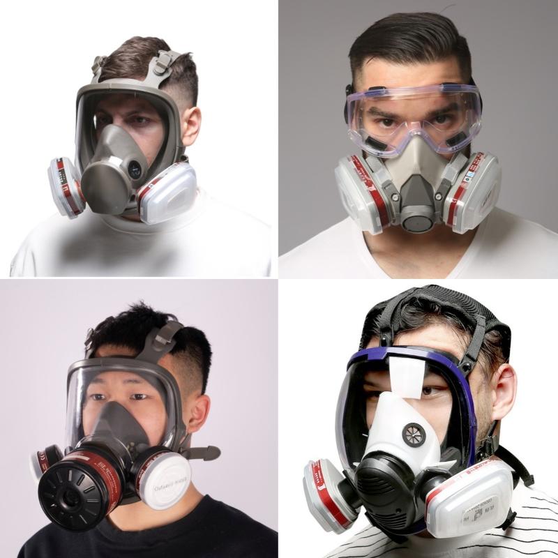 Respirator Half Face - Set Maschera Antipolvere Mezza Faccia Nuova