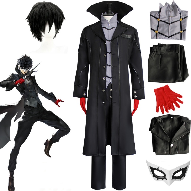 Anime Persona 5 Joker Cosplay  - Black Face Mask Pack recensione e prezzo