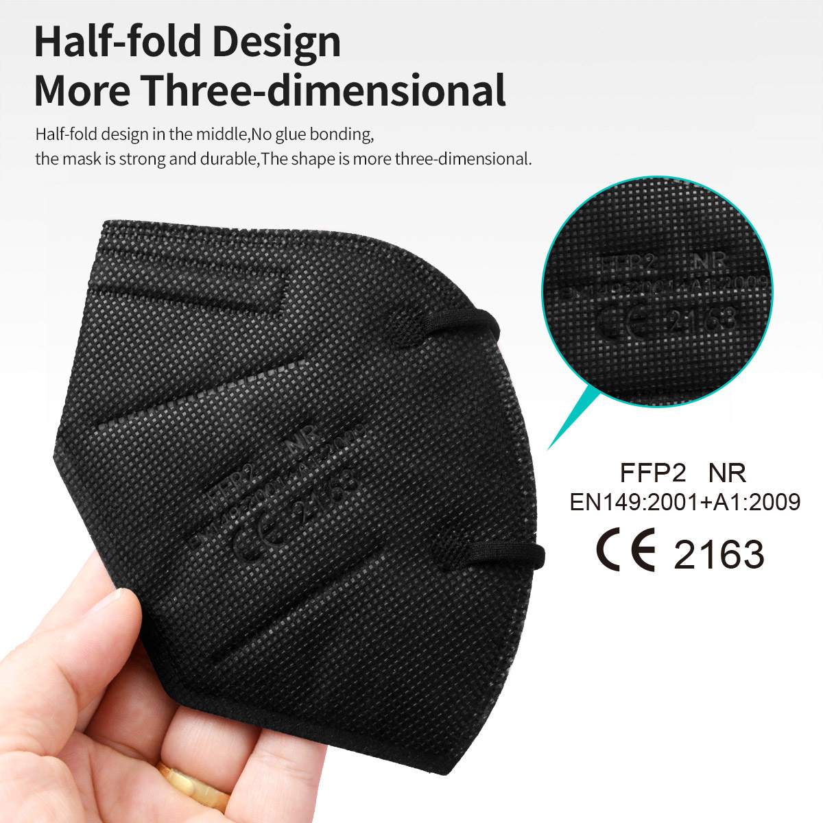 Maschere FFP2 a 5 strati Appro - Black Face Mask Pack recensione e prezzo