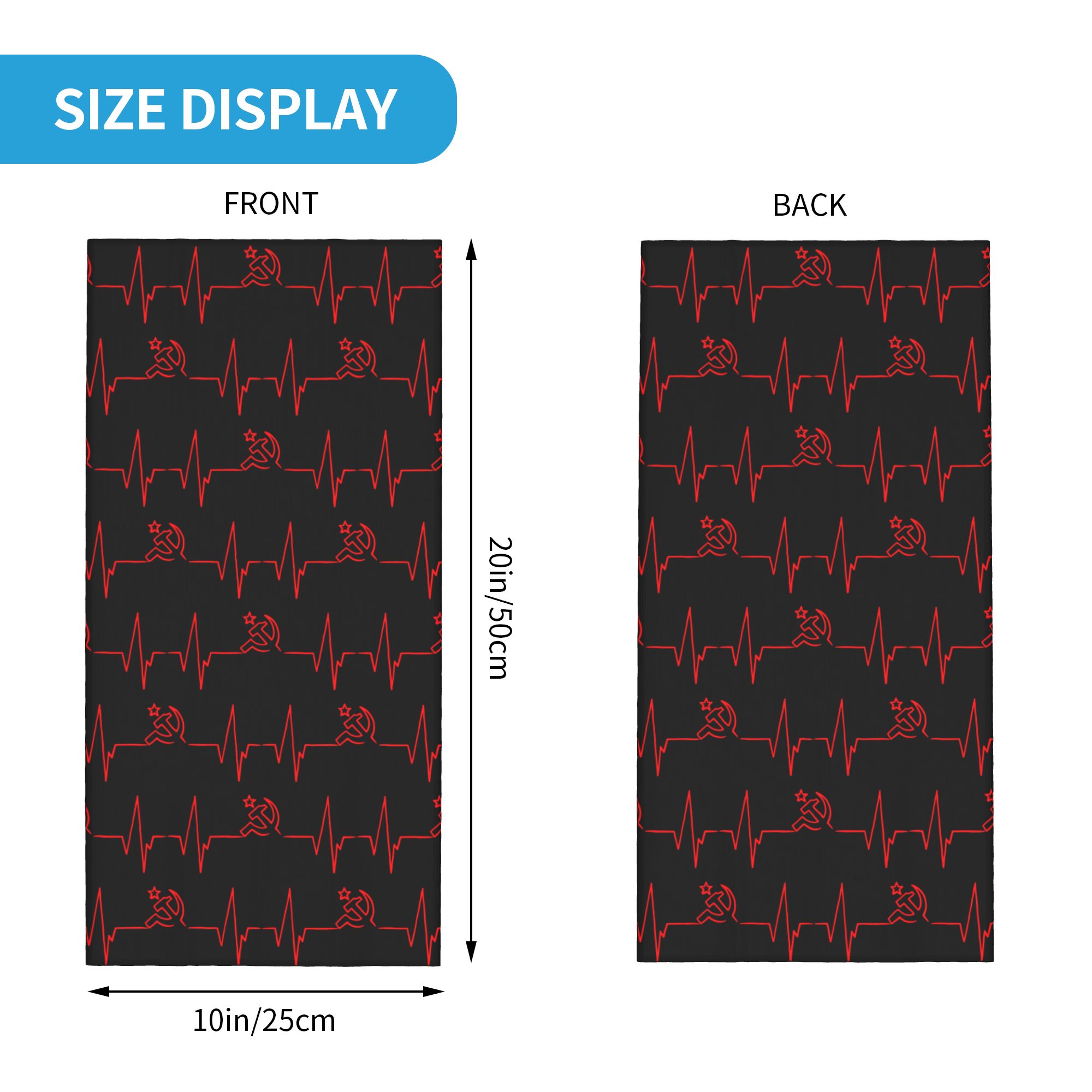 Battito cardiaco personalizzat - Neck Gaiter Face Cover recensione e prezzo