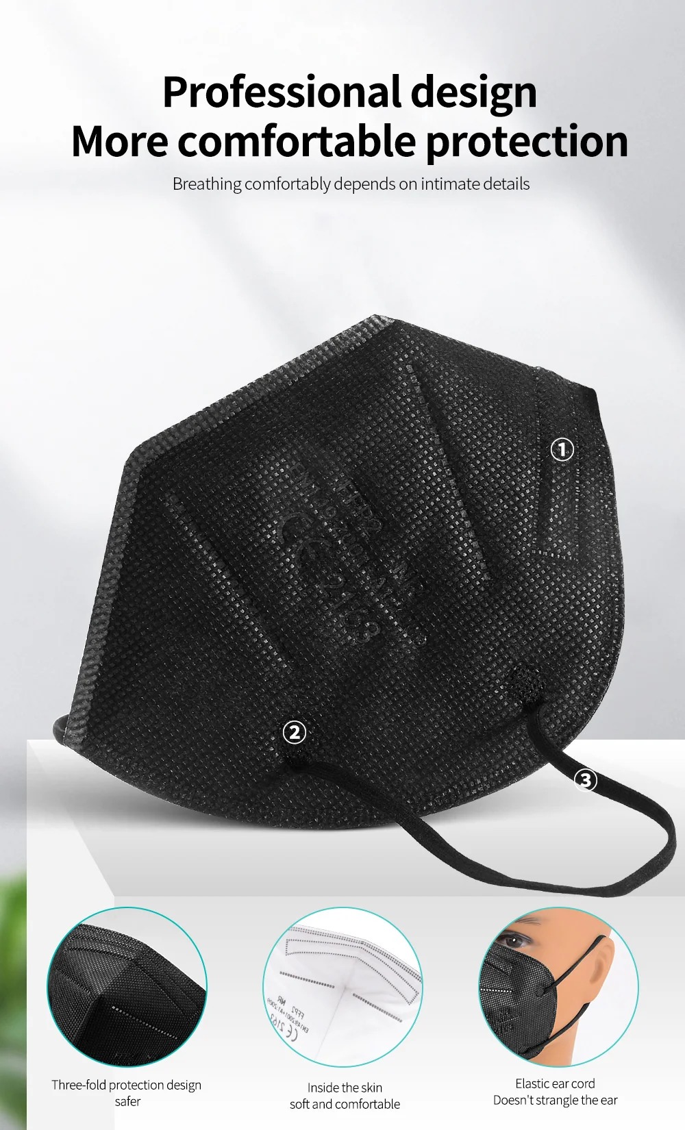 Mascherine FFP2 a 5 Strati App - Black Face Mask Pack recensione e prezzo