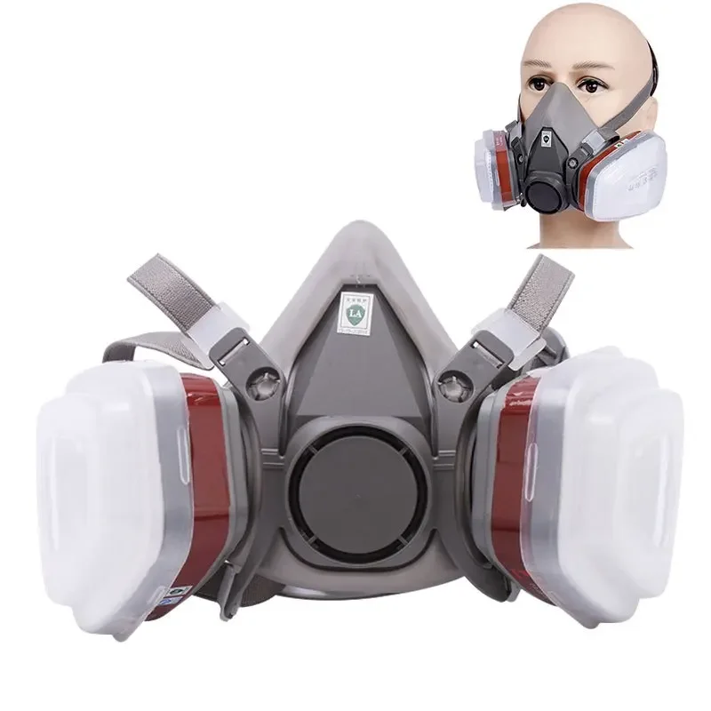 Mezza maschera antigas 7in1 co - Respirator Half Face recensione e prezzo