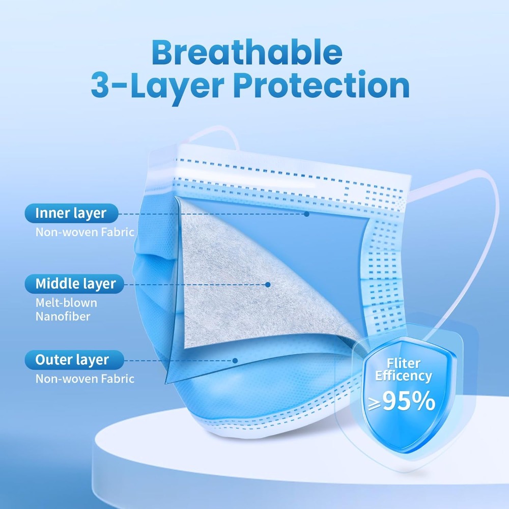 Mascherine Monouso Blu 100 Pez - Disposable Mask Blue recensione e prezzo