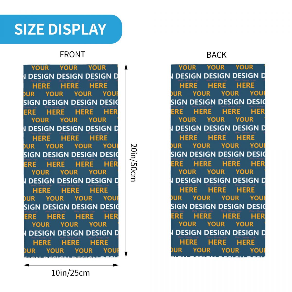 Personalizza il tuo design qui - Neck Gaiter Face Cover recensione e prezzo
