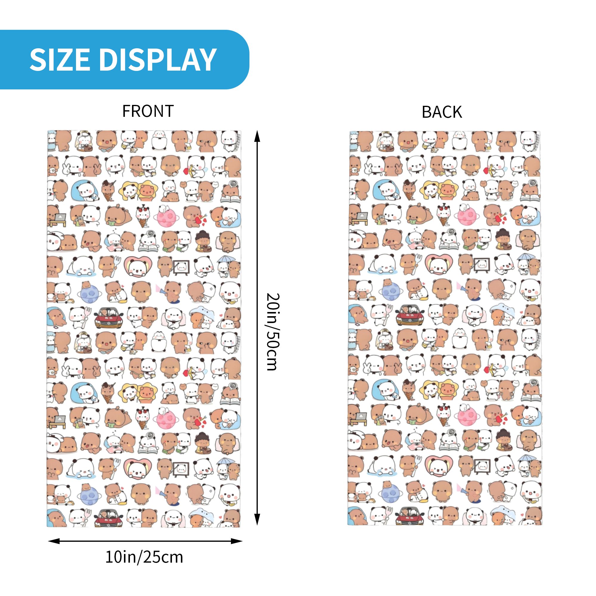 Orso personalizzato Cartoon Pe - Neck Gaiter Face Cover recensione e prezzo