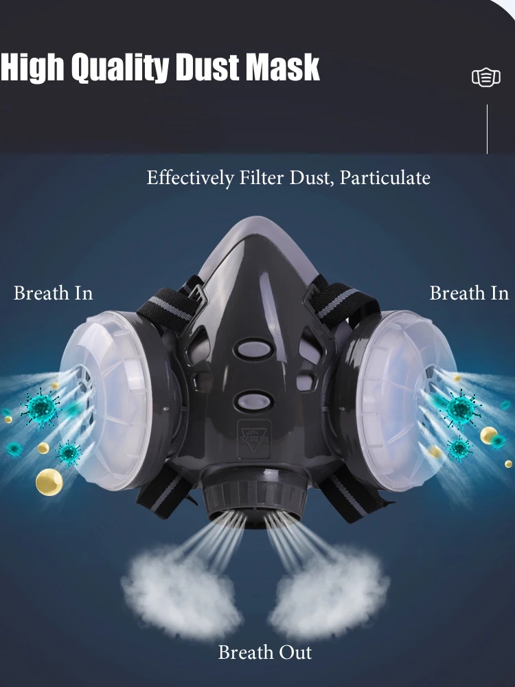 Mezza faccia Maschera antipolv - Kn95 Respirator Mask recensione e prezzo