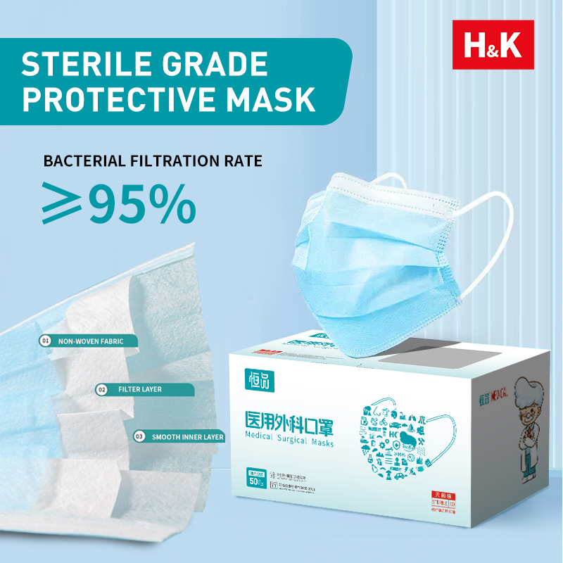 Scatola da 50/100 pezzi Masche - Disposable Mask Blue recensione e prezzo