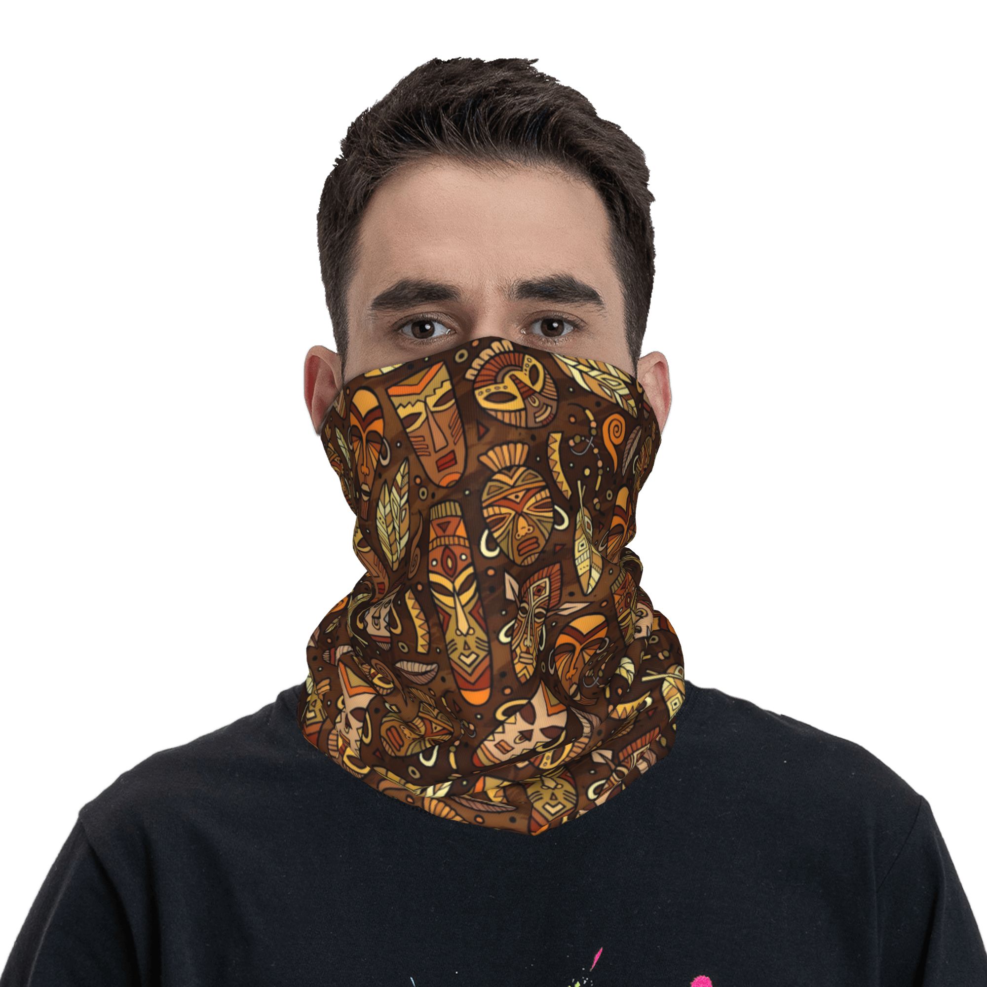 Bandana con Motivo Tribale Per - Neck Gaiter Face Cover recensione e prezzo