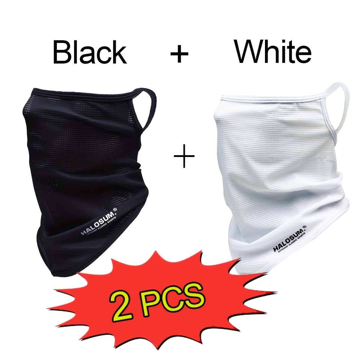 1/2 Pezzi Maschera Viso in Set - Sports Mask Breathable recensione e prezzo
