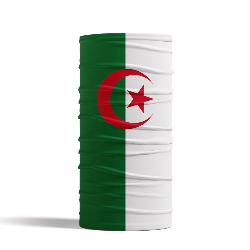 Bandiera dell'Algeria Stampata - Neck Gaiter Face Cover recensione e prezzo