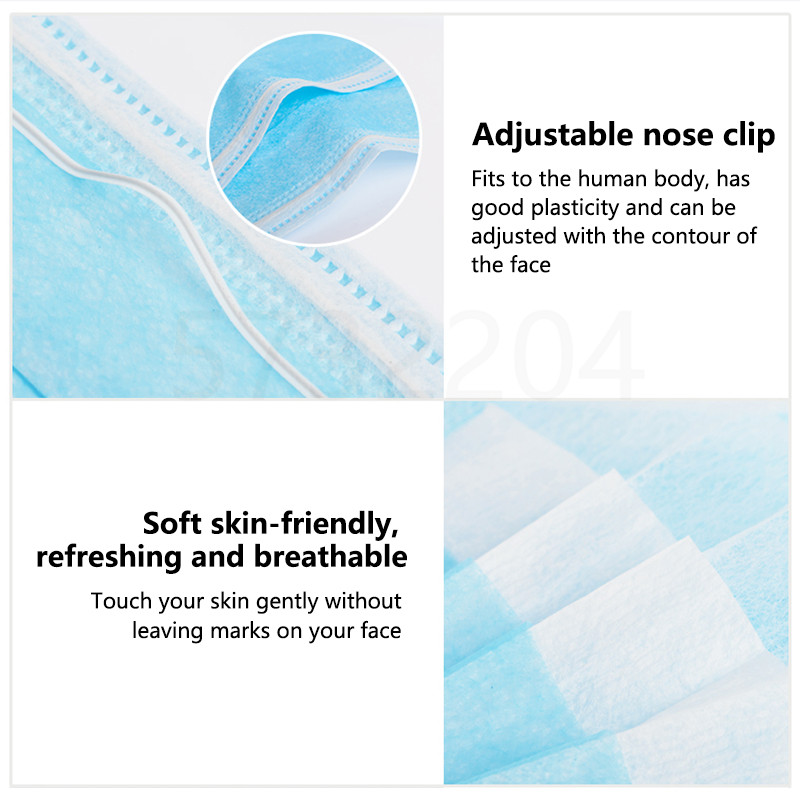 10/50/100/200PCS Maschera usa  - Disposable Mask Blue recensione e prezzo