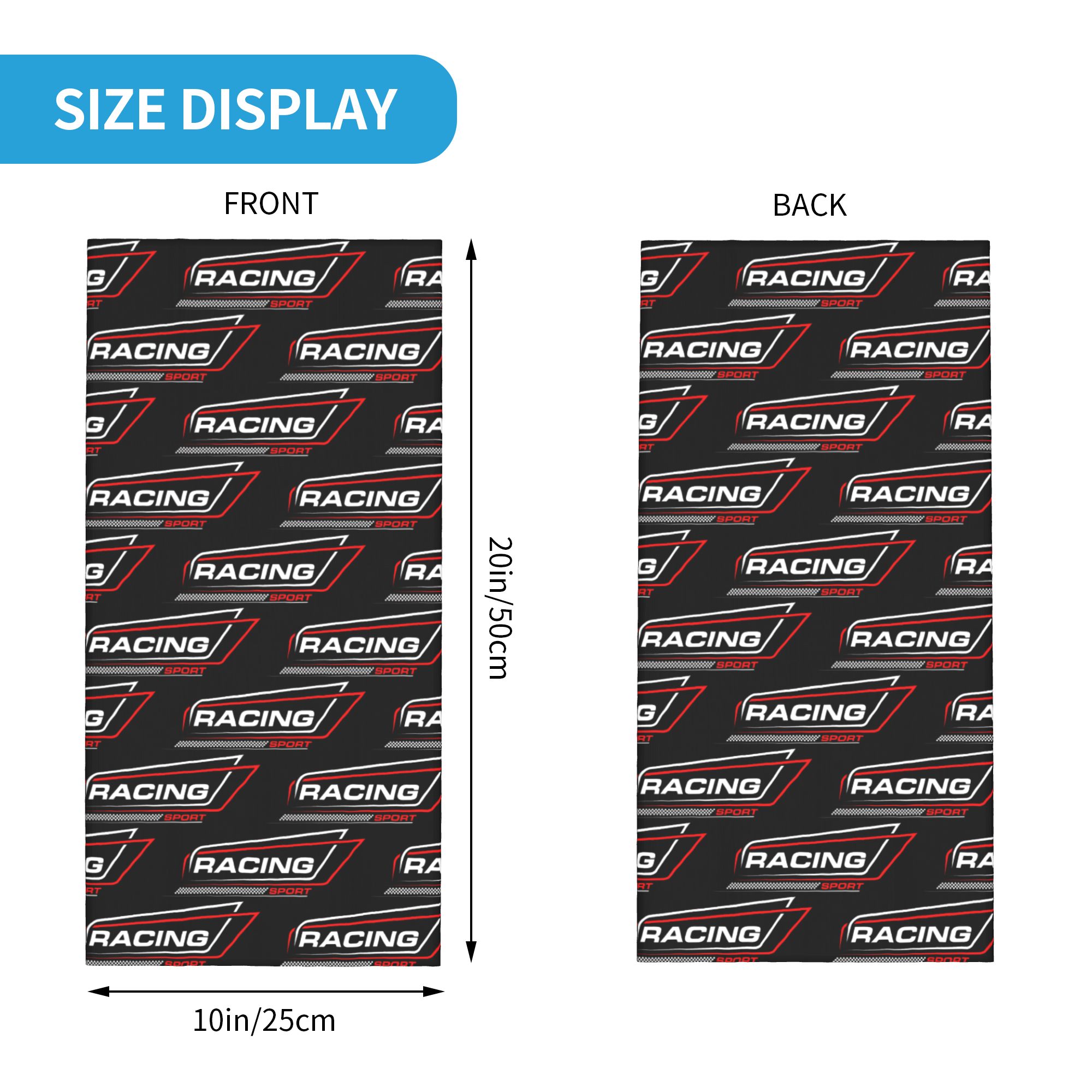 Personalizzato Racing Speed Ra - Neck Gaiter Face Cover recensione e prezzo