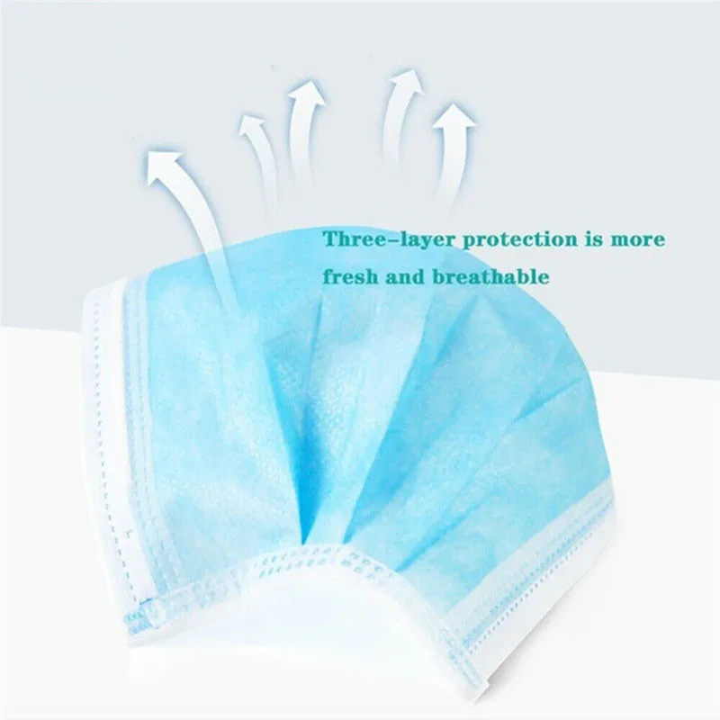 Maschera monouso a 3 strati: m - Disposable Mask Blue recensione e prezzo