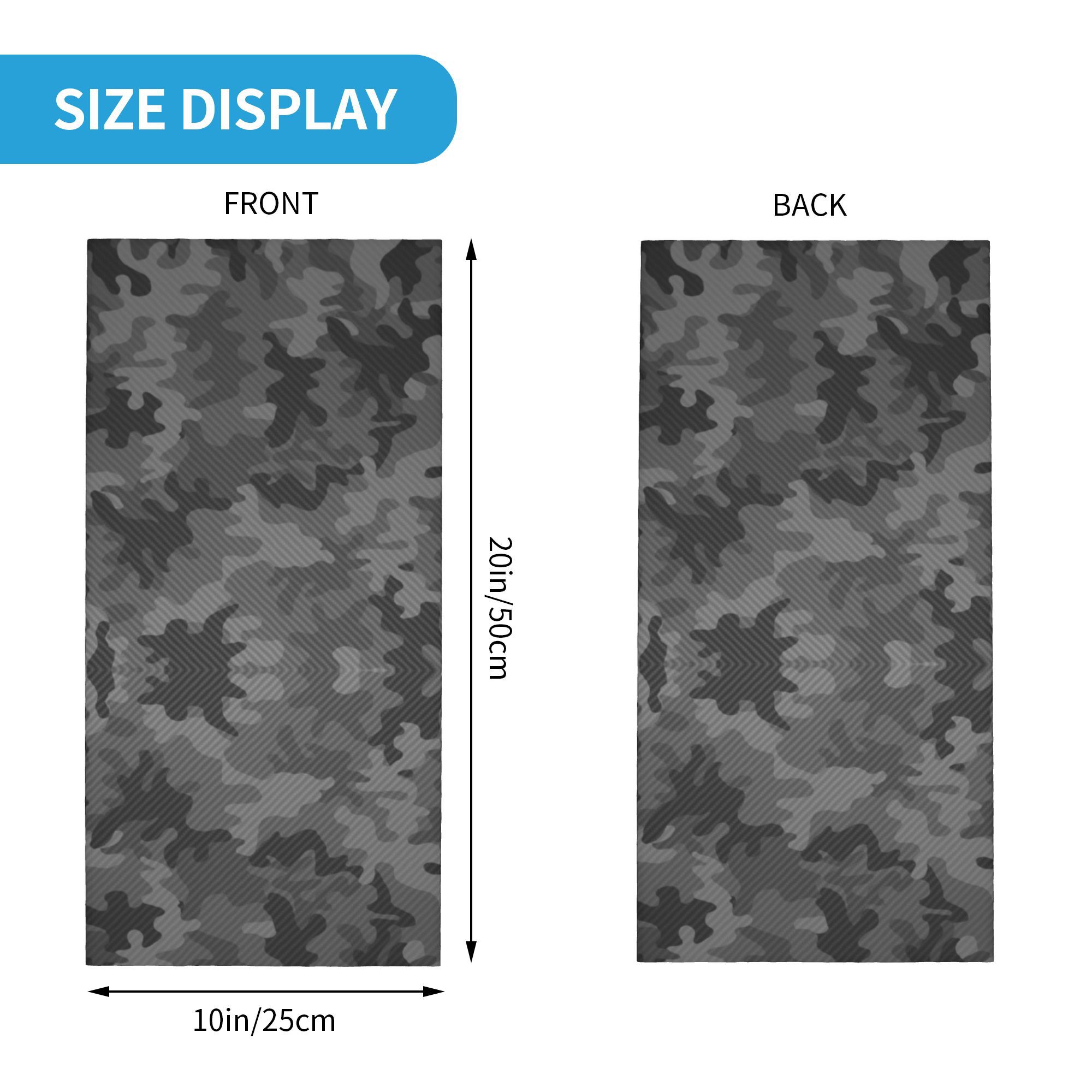 Personalizzato Carbonio Camo B - Neck Gaiter Face Cover recensione e prezzo