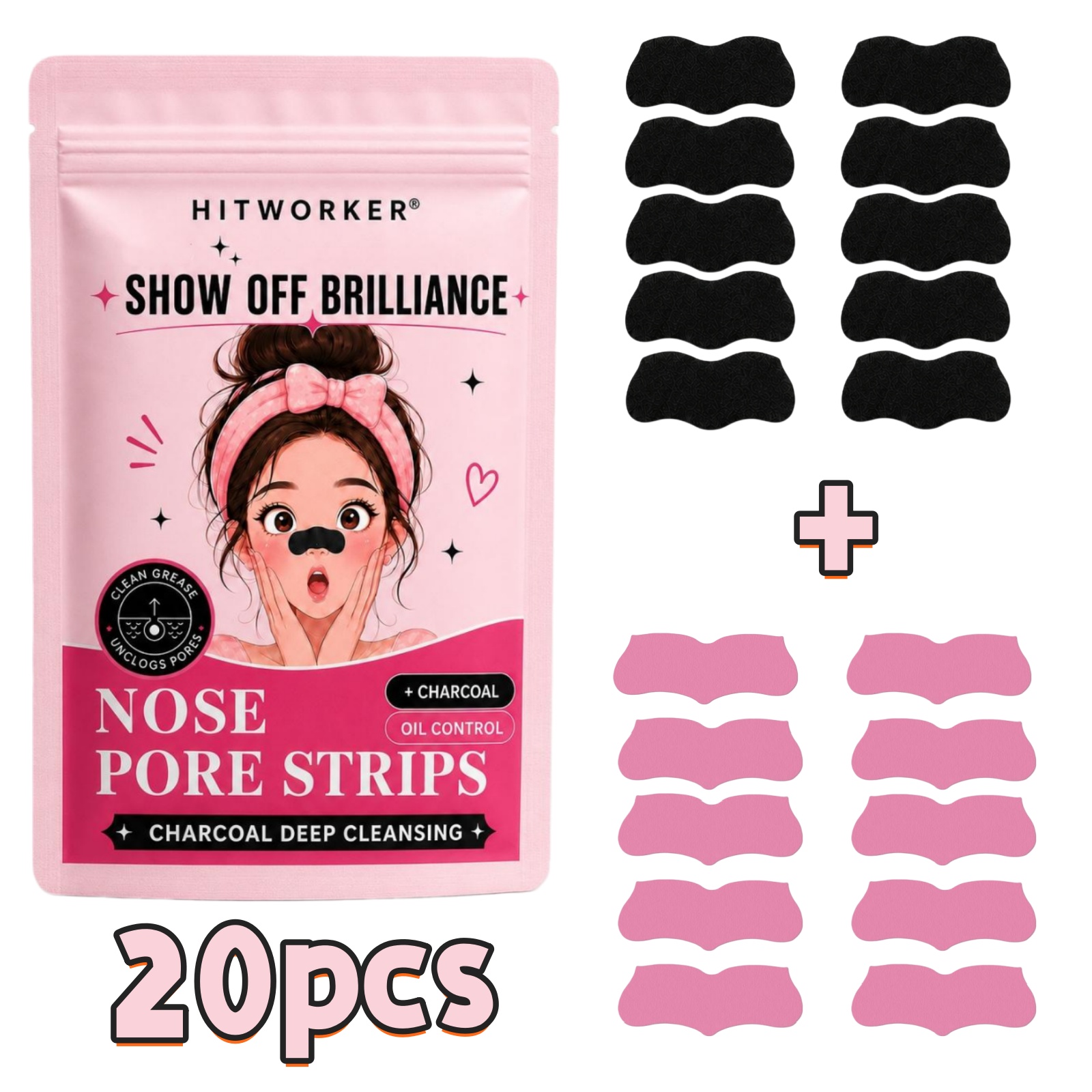 10/20 Pezzi Cerotti Neri e Ros - Black Face Mask Pack recensione e prezzo