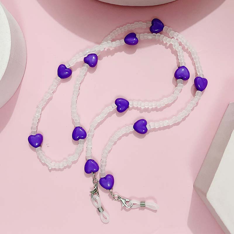 Trendy Peach Heart occhiali da - Mask Chain Holder recensione e prezzo